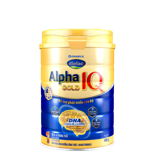 Sữa Bột Dielac Alpha Gold IQ - Tăng Cường Sức Đề Kháng Cho Trẻ
