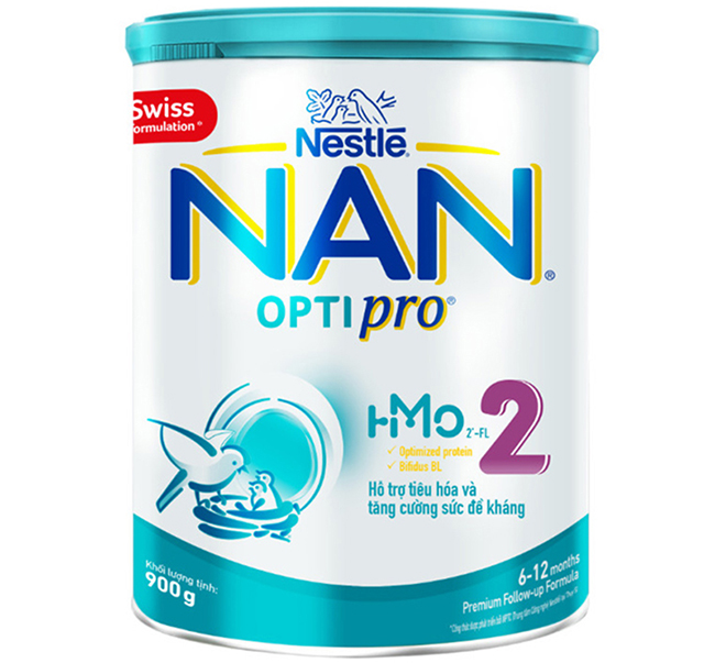 Sữa NAN HMO Optipro số 2 - 900g (6-12M)