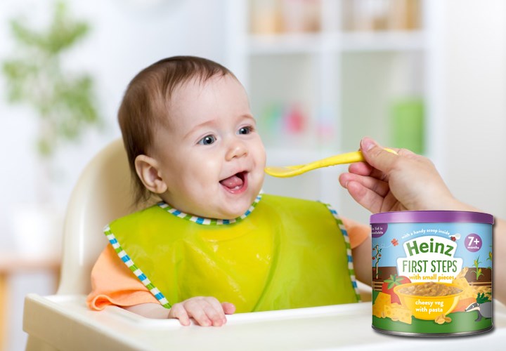 Bột ăn dặm Heinz cung cấp cho bé nguồn dưỡng chất dồi dào