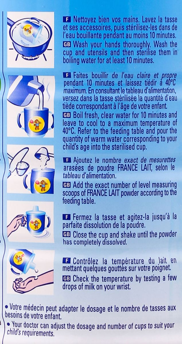 Hướng dẫn chi tiết cách pha sữa france lait 3 của pháp